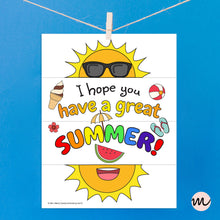 Load image into Gallery viewer, Folding Surprise End of School Year Card