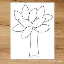 Load image into Gallery viewer, Thankful Tree Printable Cut & Paste Craft - Mrs. Merry