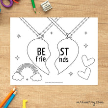 Load image into Gallery viewer, Friendship Worksheets & Coloring Pages Bundle