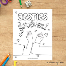 Load image into Gallery viewer, Friendship Worksheets & Coloring Pages Bundle