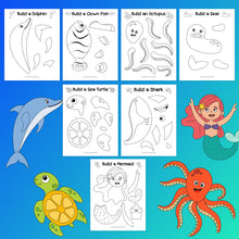 Load image into Gallery viewer, Ocean Animals Craft Bundle
