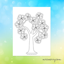 Load image into Gallery viewer, Cherry Blossom Tree Printable Craft
