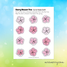 Load image into Gallery viewer, Cherry Blossom Tree Printable Craft