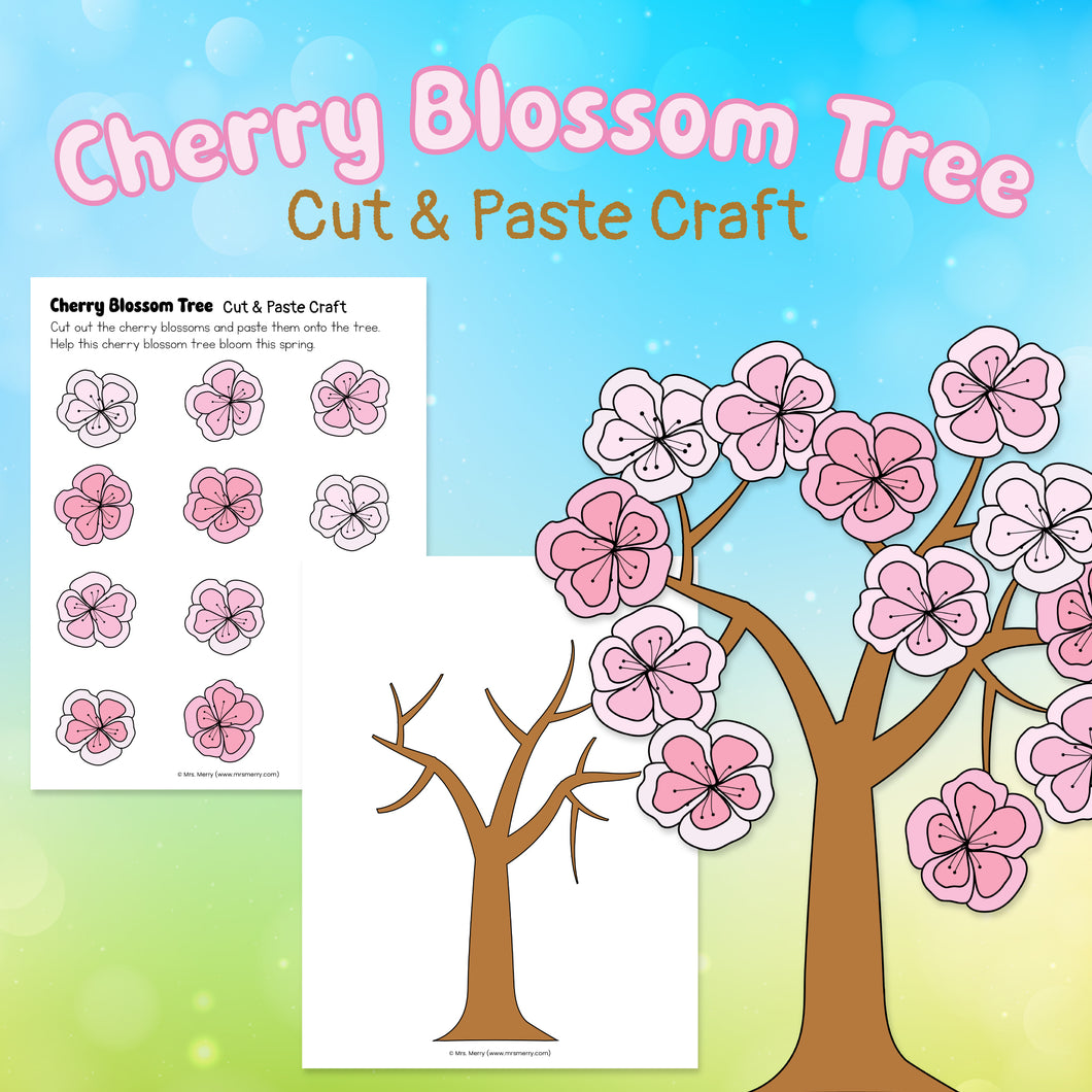 Cherry Blossom Tree Printable Craft