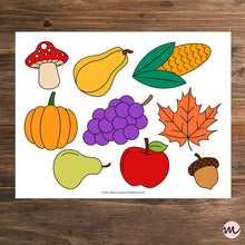 Load image into Gallery viewer, Cornucopia Printable | Cut & Paste Cornucopia Craft