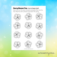 Load image into Gallery viewer, Cherry Blossom Tree Printable Craft