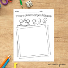 Load image into Gallery viewer, Friendship Worksheets & Coloring Pages Bundle