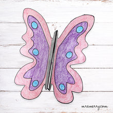 Load image into Gallery viewer, Foldable Butterfly Life Cycle Printable