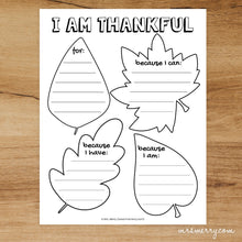 Load image into Gallery viewer, Thankful Tree Printable Worksheets Bundle - Mrs. Merry