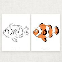Load image into Gallery viewer, Make a Clown Fish Craft
