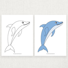 Load image into Gallery viewer, Make a Dolphin Craft
