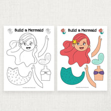 Load image into Gallery viewer, Make a Mermaid Craft