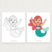 Load image into Gallery viewer, Make a Mermaid Craft