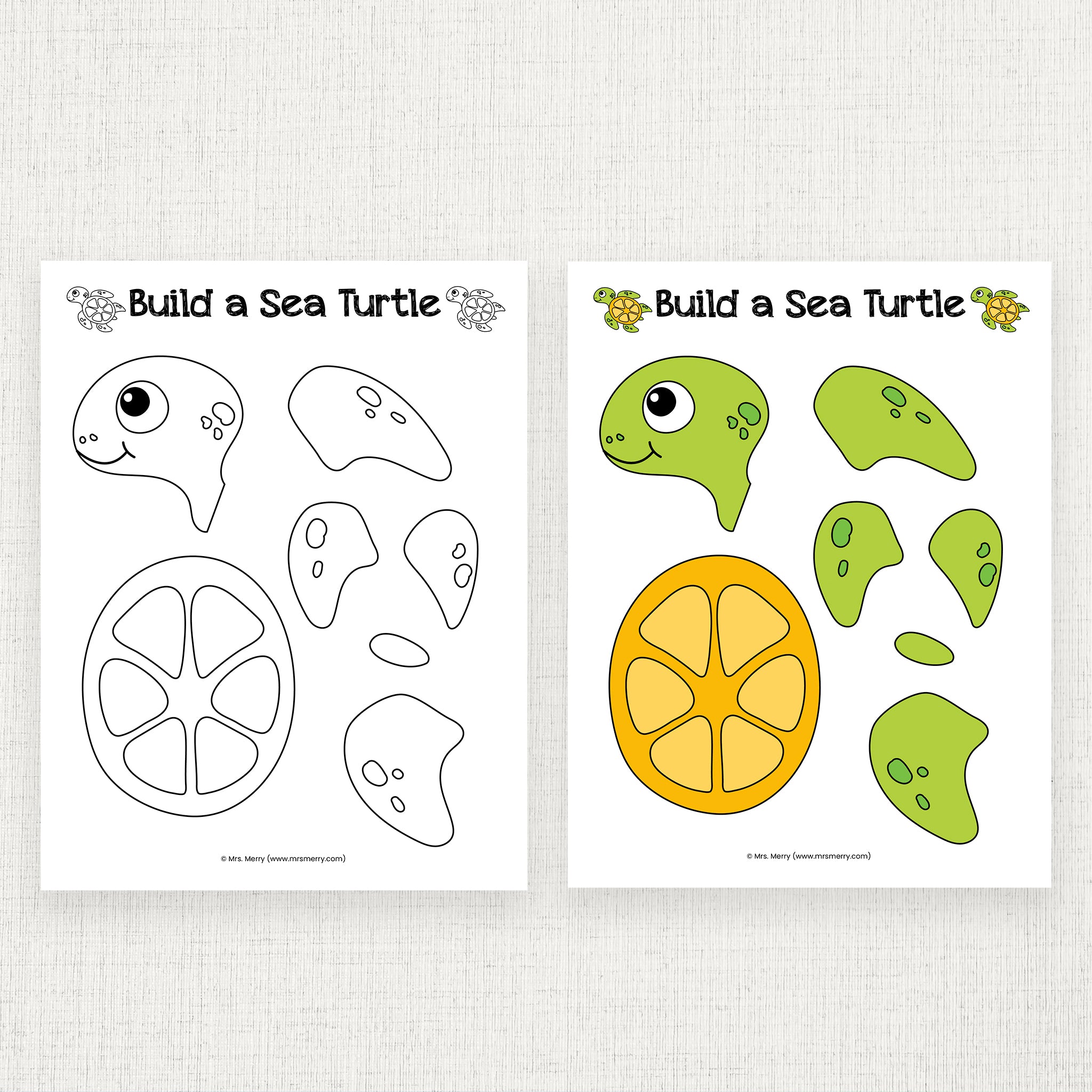 Sea Turtle Template Printable Craft How To Create A Turtle Get
