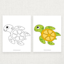 Load image into Gallery viewer, Make a Sea Turtle Craft