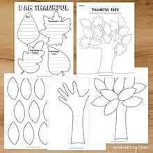 Load image into Gallery viewer, Thankful Tree Printable Worksheets Bundle - Mrs. Merry