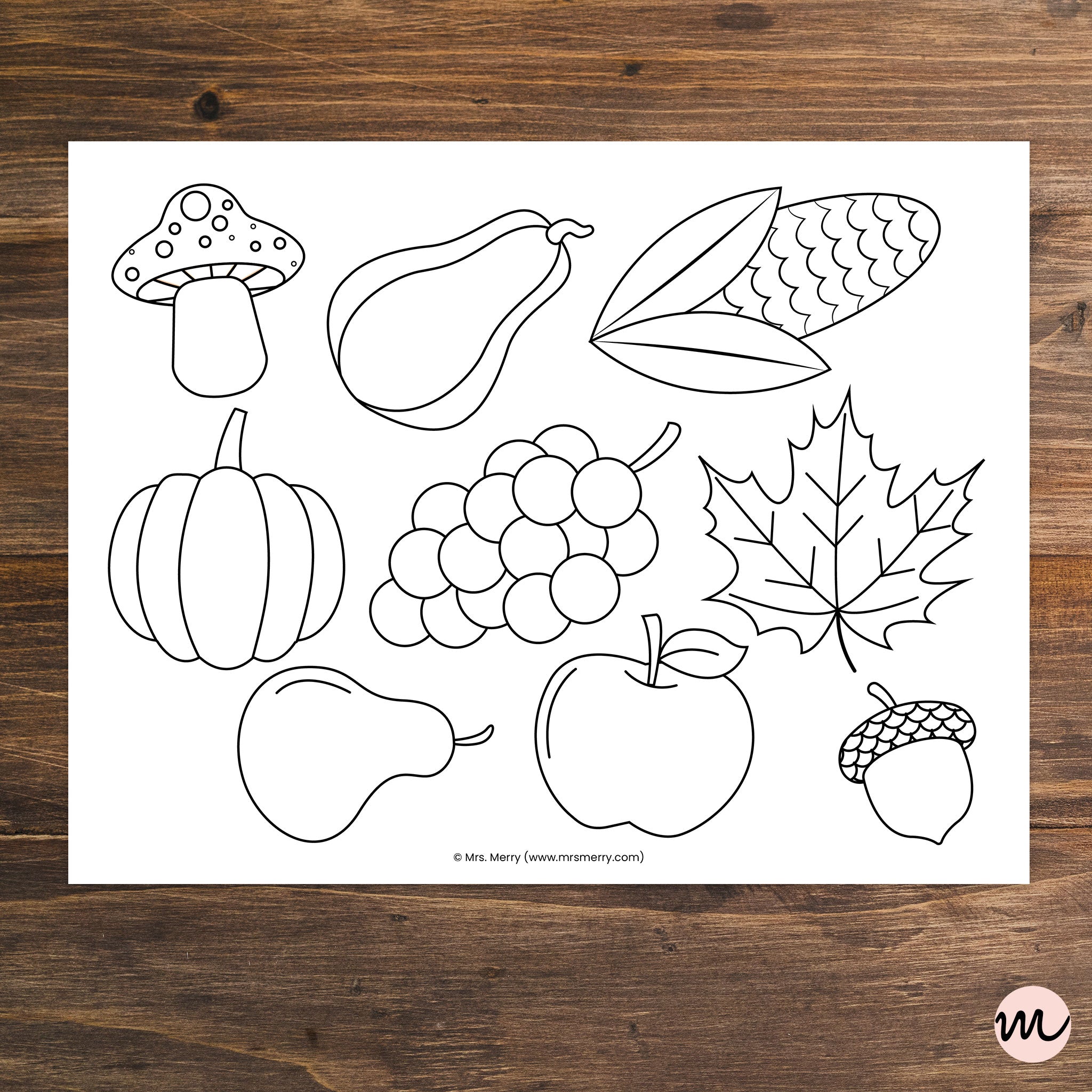 cornucopia printable | cut & paste cornucopia craft