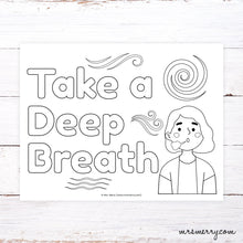 Load image into Gallery viewer, 4 Calming Coloring Pages | Emotional Skills
