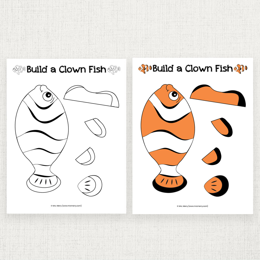 Make a Clown Fish Craft