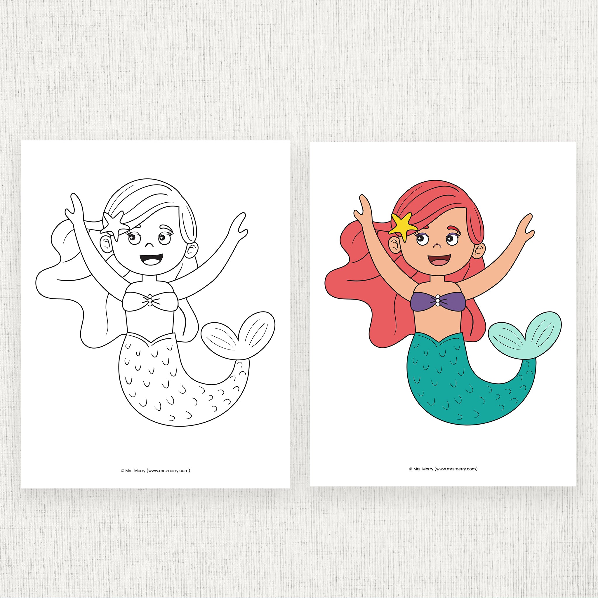 Make a Mermaid Craft – Mrs. Merry