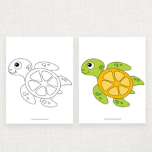 Load image into Gallery viewer, Make a Sea Turtle Craft
