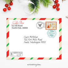 Load image into Gallery viewer, Editable Letter From Santa Claus | Printable Christmas Letter, Envelope, Nice Certificate
