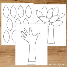 Load image into Gallery viewer, Thankful Tree Printable Cut &amp; Paste Craft - Mrs. Merry
